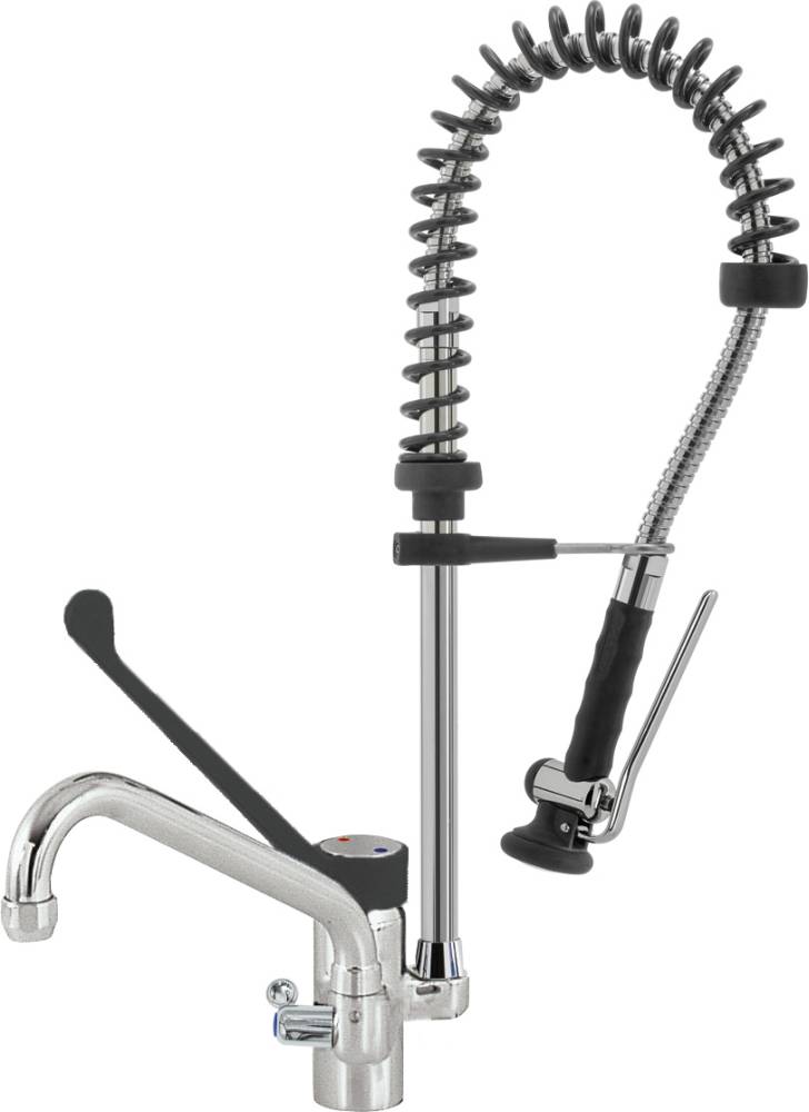 [20921048] KBS STYL SHRINK Geschirrwaschbrause Schwenkhahn und BEST-Pro LOW-FLOW Brausekopf