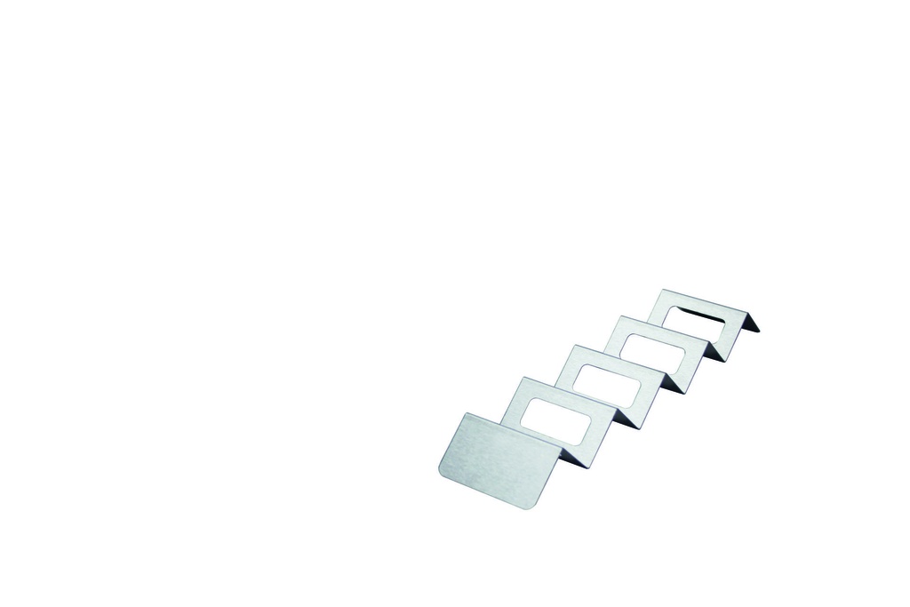 Snack-Verkaufsständer aus Edelstahl, 370 x 85 x 35 mm