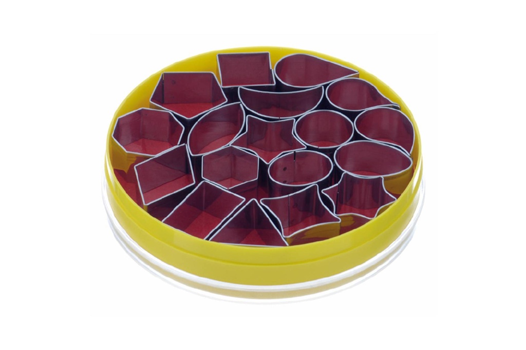 Dekor Ausstecher aus Edelstahl, 18-tlg.