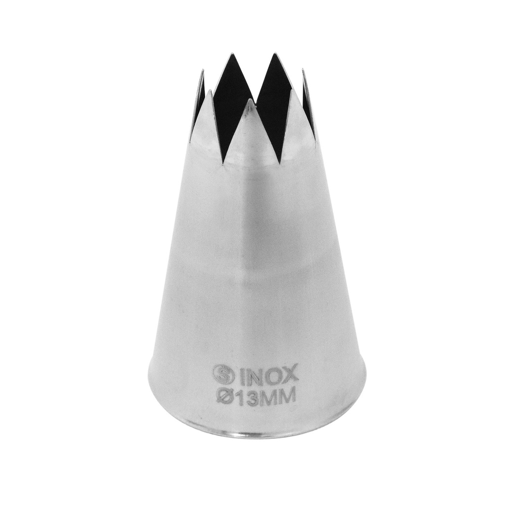 [197561] Sterntüllen aus Edelstahl, Ø 13 mm