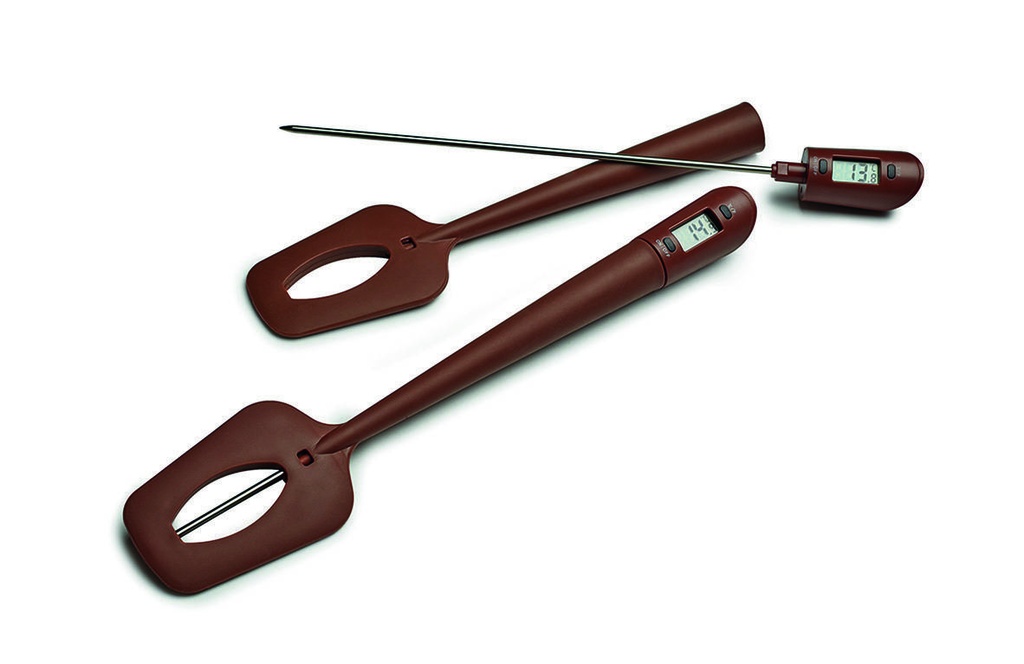 Stielschaber aus Silikon, 320 × 65 mm