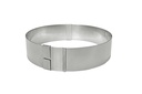 Tortenring verstellbar aus Edelstahl, Ø 180 - 300 mm, 60 mm