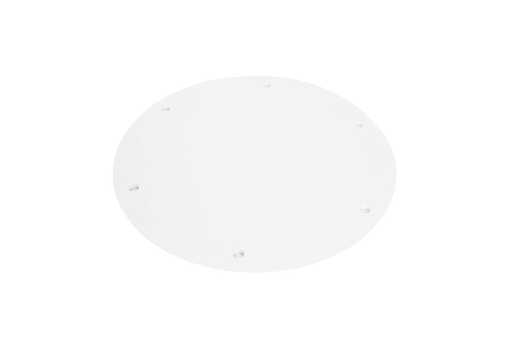 [202411] Tortenständer-Scheibe aus Kunststoff, Ø 450 mm, weiß