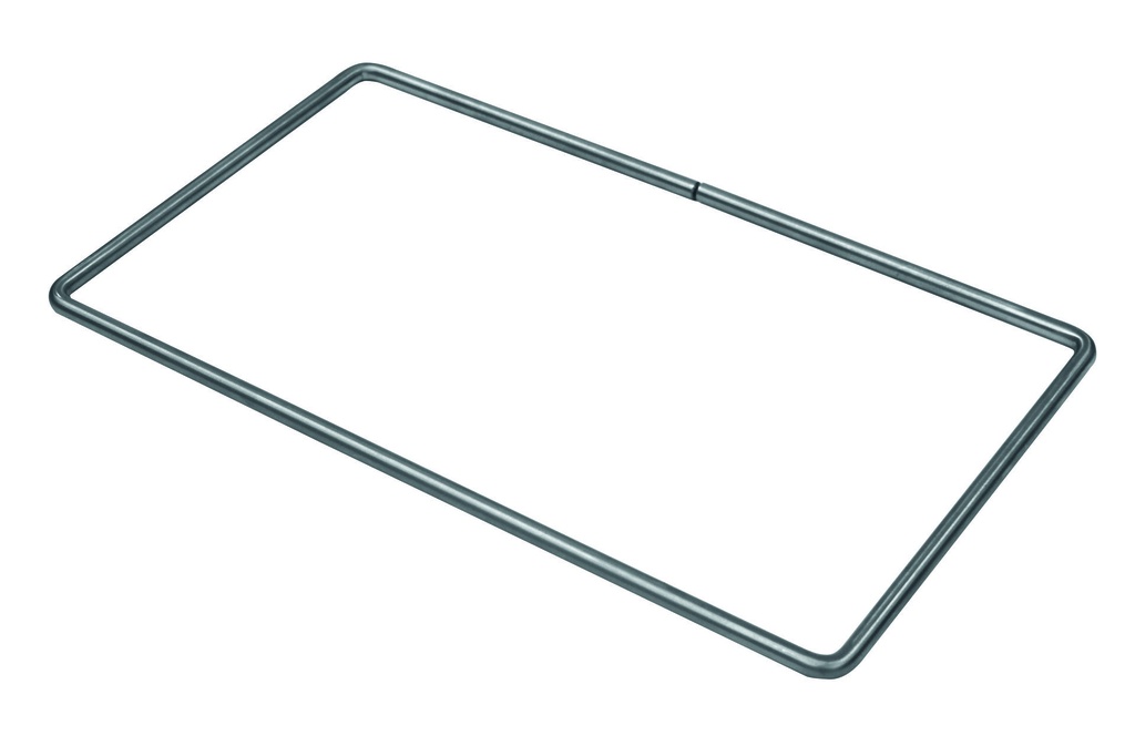 Verschlussgriff aus Edelstahl, 450 x 250 mm