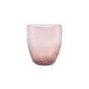 Glas Crackle, 25 cl, rosa