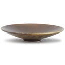 Schale Escura aus Porzellan, ø 22,5 cm, H 4,5 cm, braun