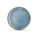 Teller blauer Nova aus Porzellan, 26 cm