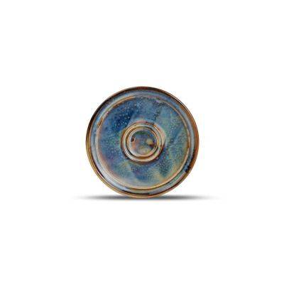 [604124] Untertasse Universal Nova aus Porzellan, 14 cm, blau