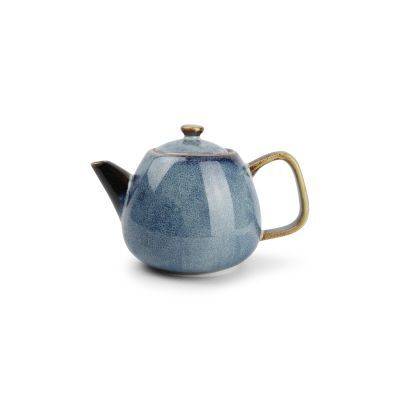 [604126] Teekanne Nova aus Porzellan, 50 cl, blau