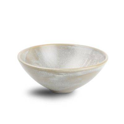 [604412] Schüssel Usko aus Porzellan, Ø 19,5 cm, H 8 cm, grün