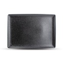 Teller Dämmerung, 28 x 20 cm, schwarz