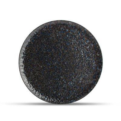 [604521] Teller Mitternacht Dusk aus Porzellan, 27 cm, schwarz