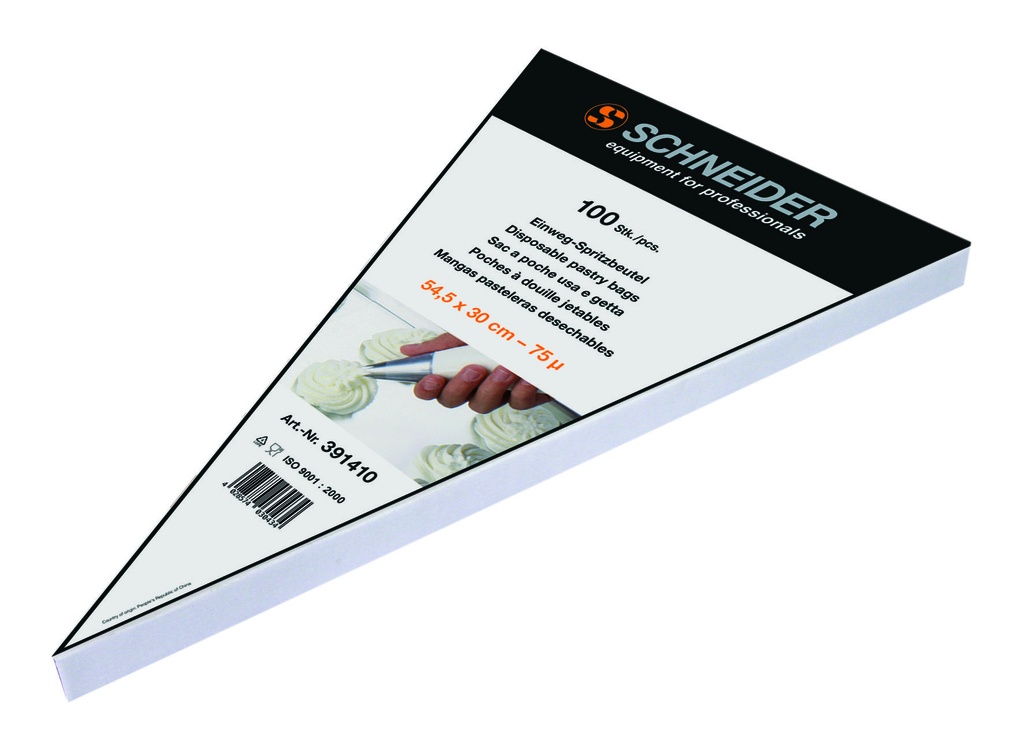 Einweg-Spritzbeutel aus PE, 545 x 300 mm