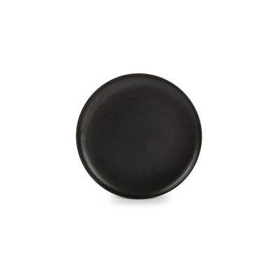 [604630] Teller Ceres aus Porzellan, 24 cm, schwarz