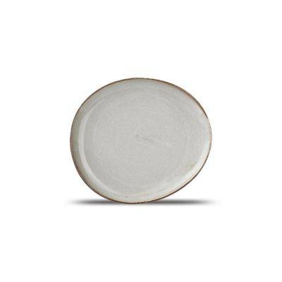 Teller Ceres, 21 x 18,5 cm, grau