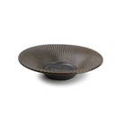 Tiefer Teller Gestreift Brass aus Porzellan