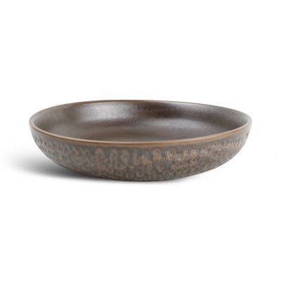 Tiefer Teller Gehämmert aus Porzellan, ø 22 cm, H 4,5 cm