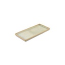 Servierplatte, Structo, 22 × 10 × 1,5 cm, türkis