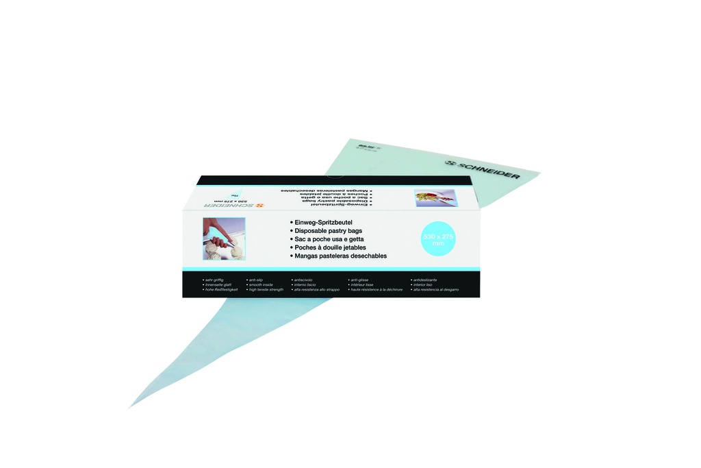 [391220] Einweg-Spritzbeutel aus Polyethylen, 530 x 275 mm, blau