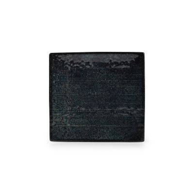 [606801] Teller Algen Umi aus Porzellan, 18 x 17 cm