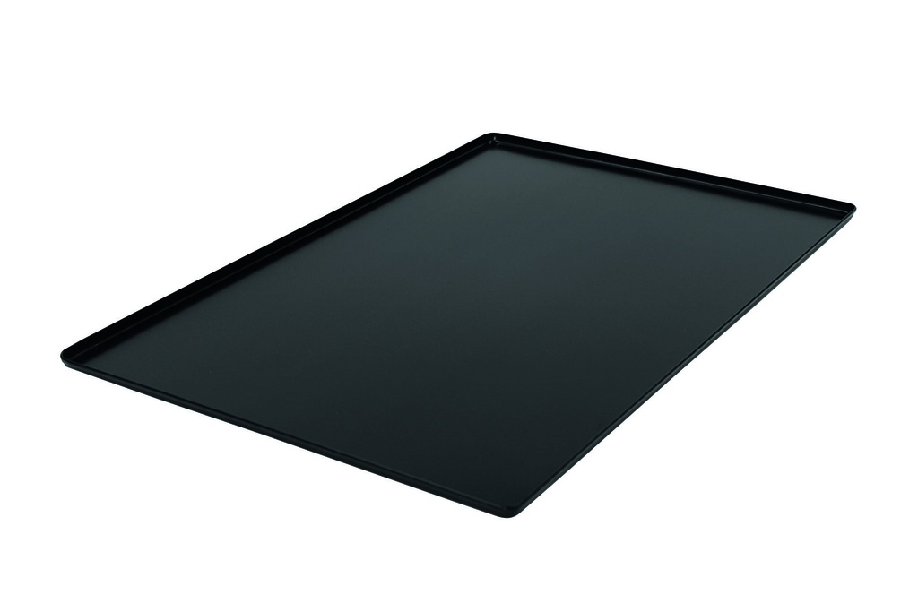 [154096] Ausstell-/Thekenblech aus Aluminium, 600 x 400 x 10 mm, schwarz