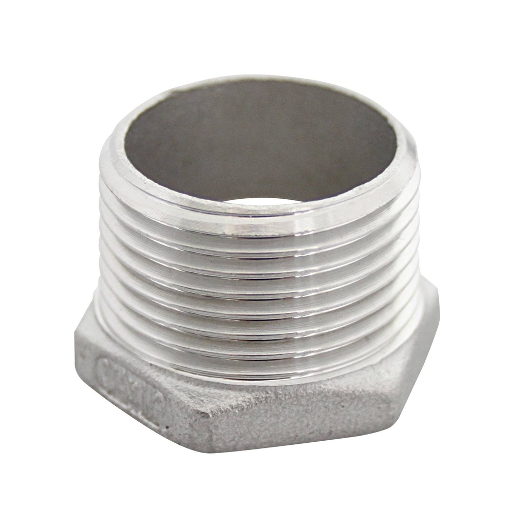 Reduzierstück aus Edelstahl, 28 mm, 28 mm, 25 mm