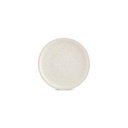 Teller Kreideweiß Calca aus Porzellan, 25 cm
