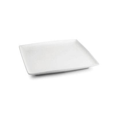 [702584] Teller Squito aus Porzellan, 23 x 23 cm, weiß