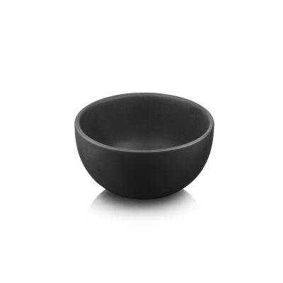 [702729] Schale Team aus Porzellan, Ø 7,5 cm, H 4 cm, schwarz