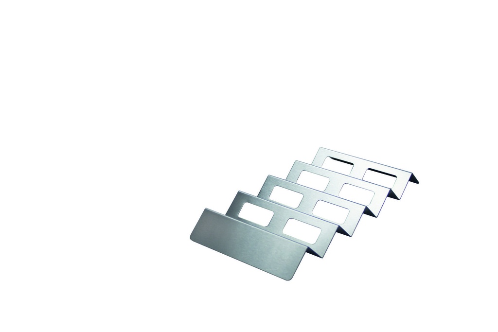 Snack-Verkaufsständer aus Edelstahl, 370 x 175 x 35 mm