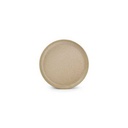 Teller Pila aus Porzellan, 13,5 cm, beige