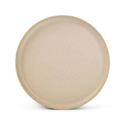 Teller Pila aus Porzellan, 25 cm, beige