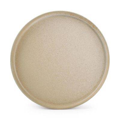 [740904] Teller Pila aus Porzellan, 27,5 cm, beige