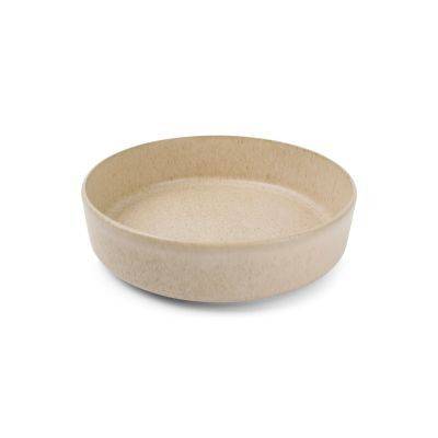 [740906] Tiefer Teller Pila aus Porzellan, Ø 19 cm, H 5 cm, beige