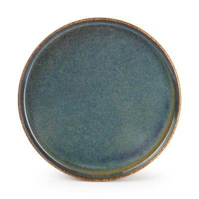 Teller Pila aus Porzellan, 27,5 cm, grün