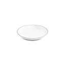 Tiefer Teller Coupe schwarzer Rand Basic White, Ø 27 cm, H 4 cm