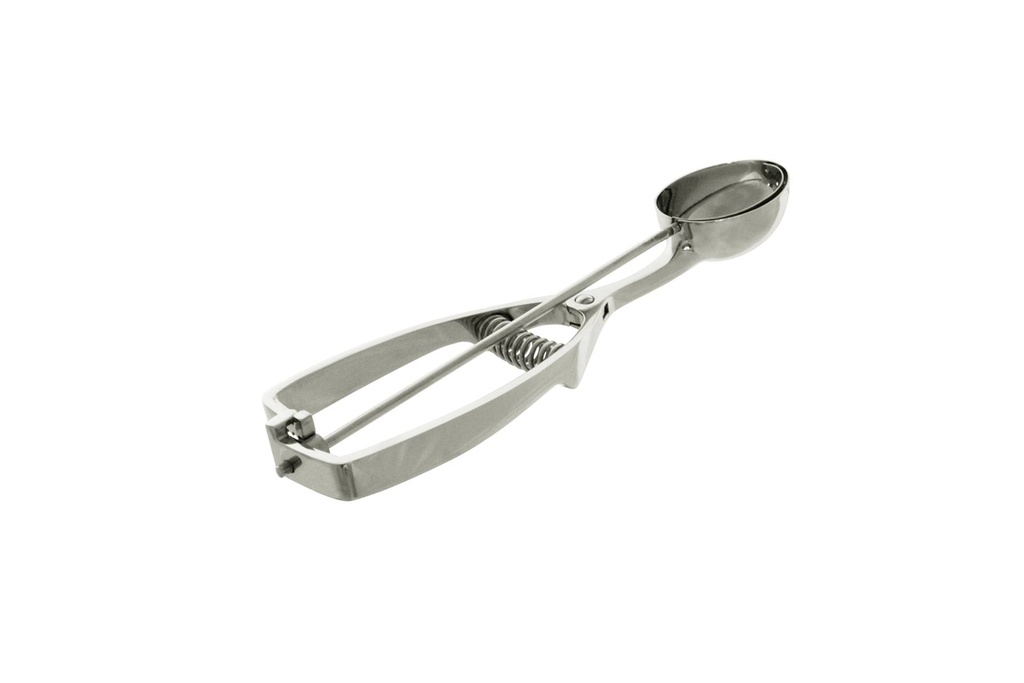 Eisportionierer aus Edelstahl, oval, 1/30 l