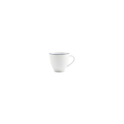 [750852] Tasse blauer Rand Basic White, 20 cl
