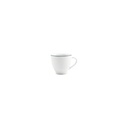Tasse blauer Rand Basic White, 20 cl