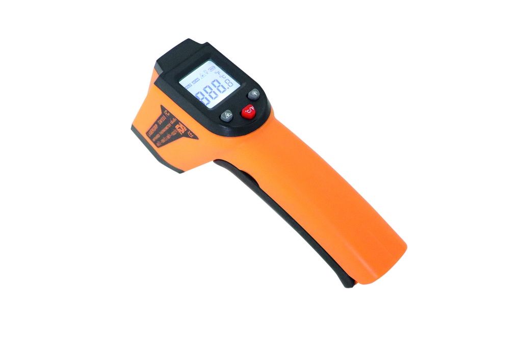 [160100] Infrarot-Thermometer, -50 bis + 400° C, 150 x 40 x 105 mm