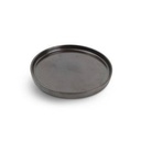 Teller Verso, ø 20 cm, H 2 cm, schwarz