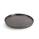 Teller Verso, ø 28,5 cm, H 2 cm, schwarz
