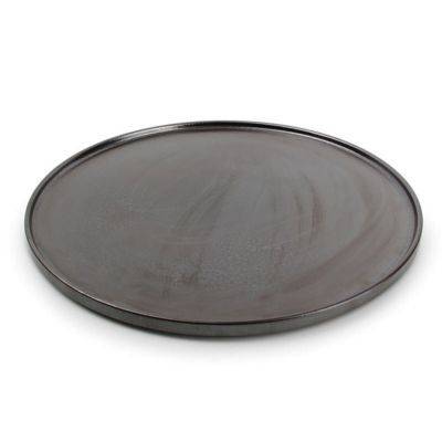 Teller Verso, ø 31 cm, H 1,2 cm, schwarz