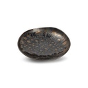 Tiefer Teller goldflocken Nobile, ø 20 cm, H 4 cm, gold