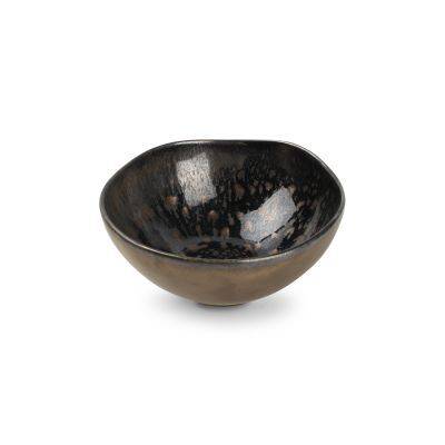 Schüssel goldflocken Nobile, ø 15 cm, H 7 cm, gold