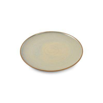 Teller Ostra aus Porzellan, 30 cm, perle