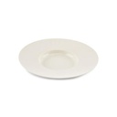 Tiefer Teller Gravur aus Porzellan, 26 × 13 × 4 cm