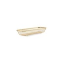 Drahtkorb, Serve aus Edelstahl, 31 × 13 × 5,5 cm, gold