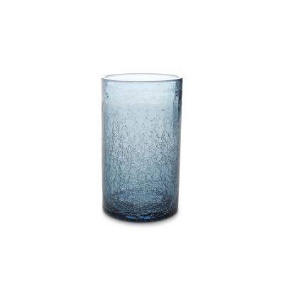 Glas Crackle, 40 cl, blau