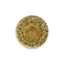 Teller Resto aus Porzellan, 25 cm, grünbraun